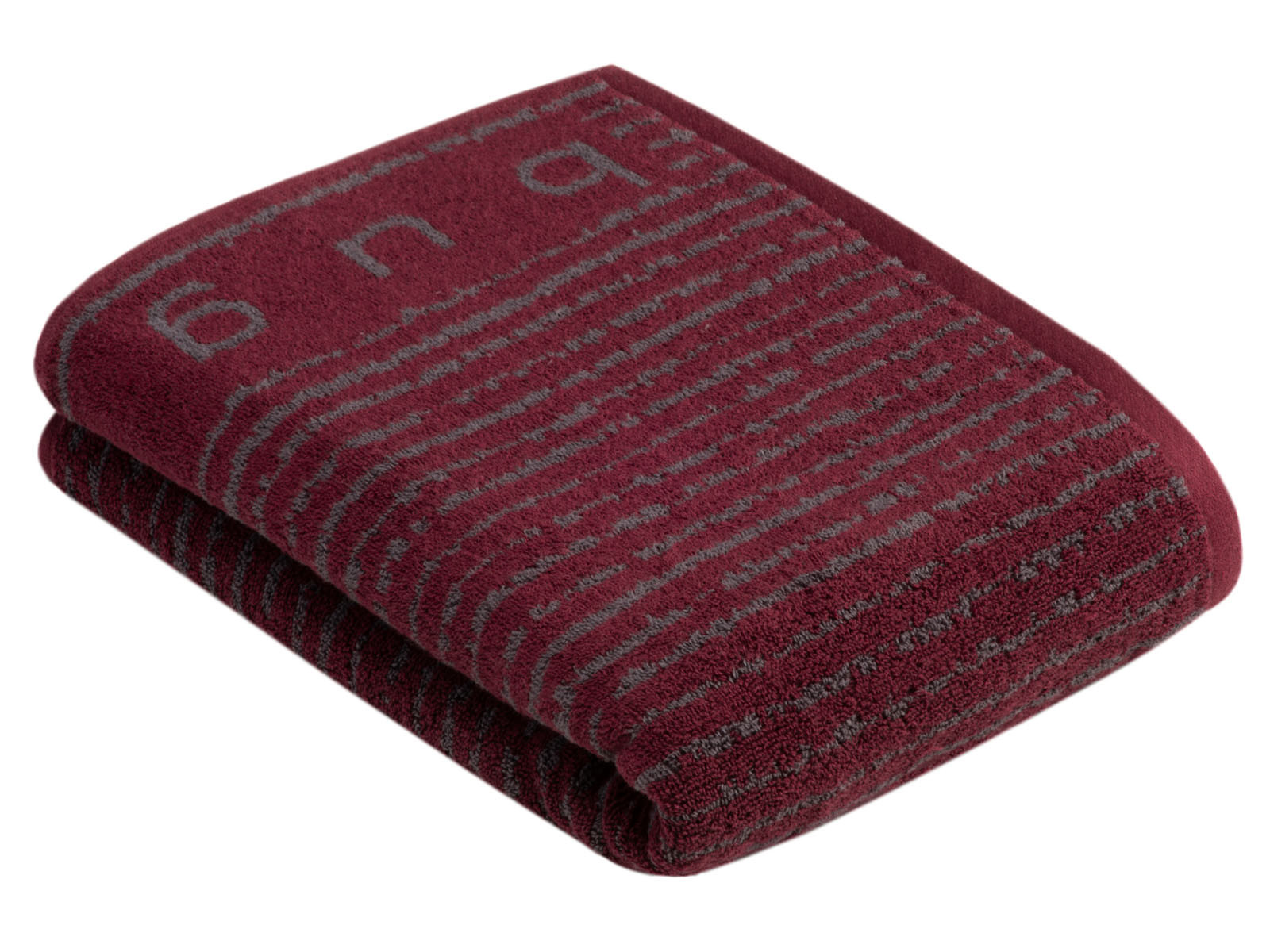 Ręcznik Bugatti Tiago Burgund 67x140