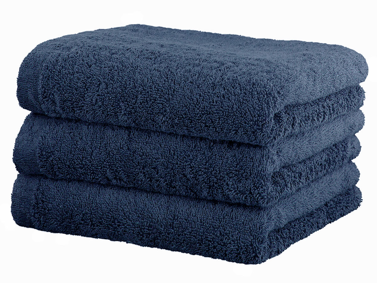 Ręcznik Cawo Lifestyle Uni Night Blue 50x100