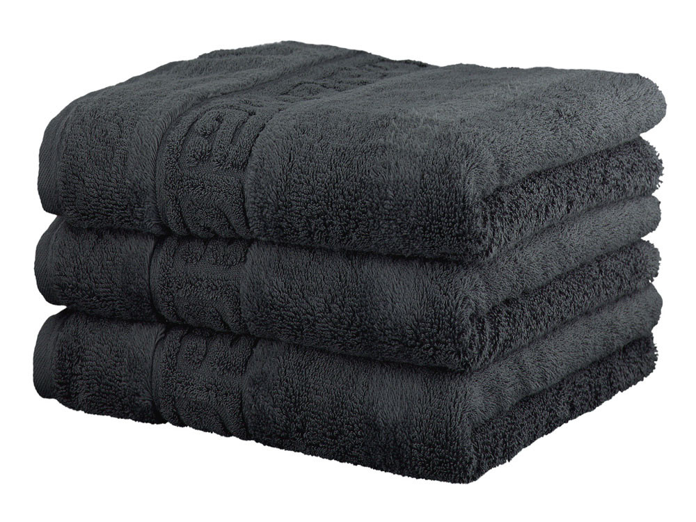 Ręcznik Cawo Noblesse Greek Uni Grey 30x50