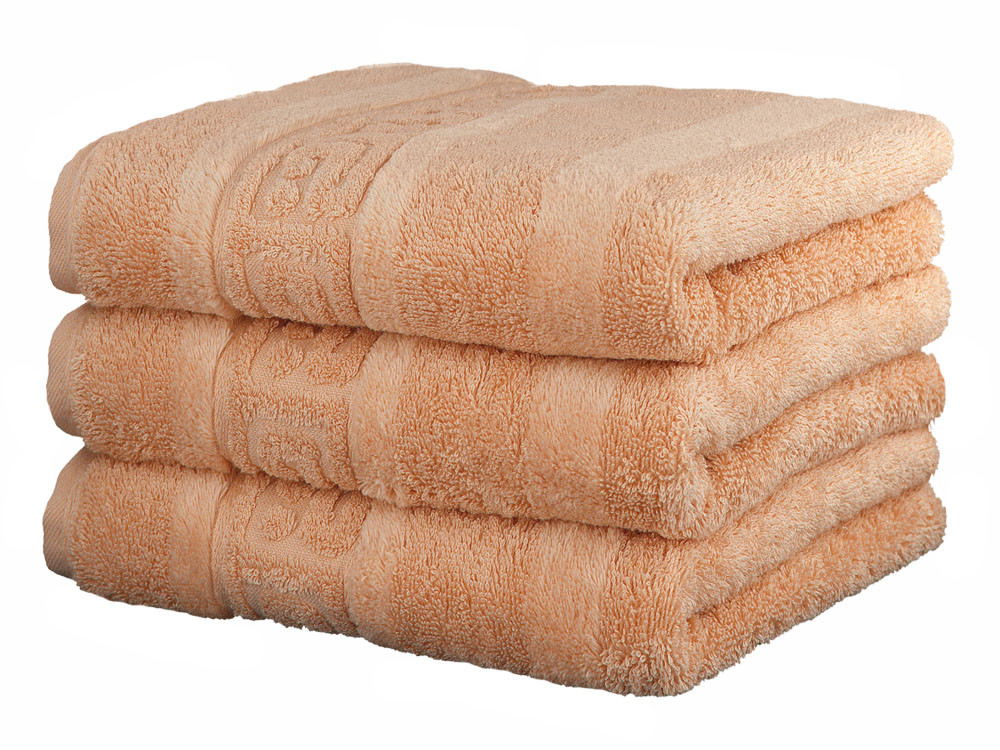 Ręcznik Cawo Noblesse Greek Uni Salmon 80x160