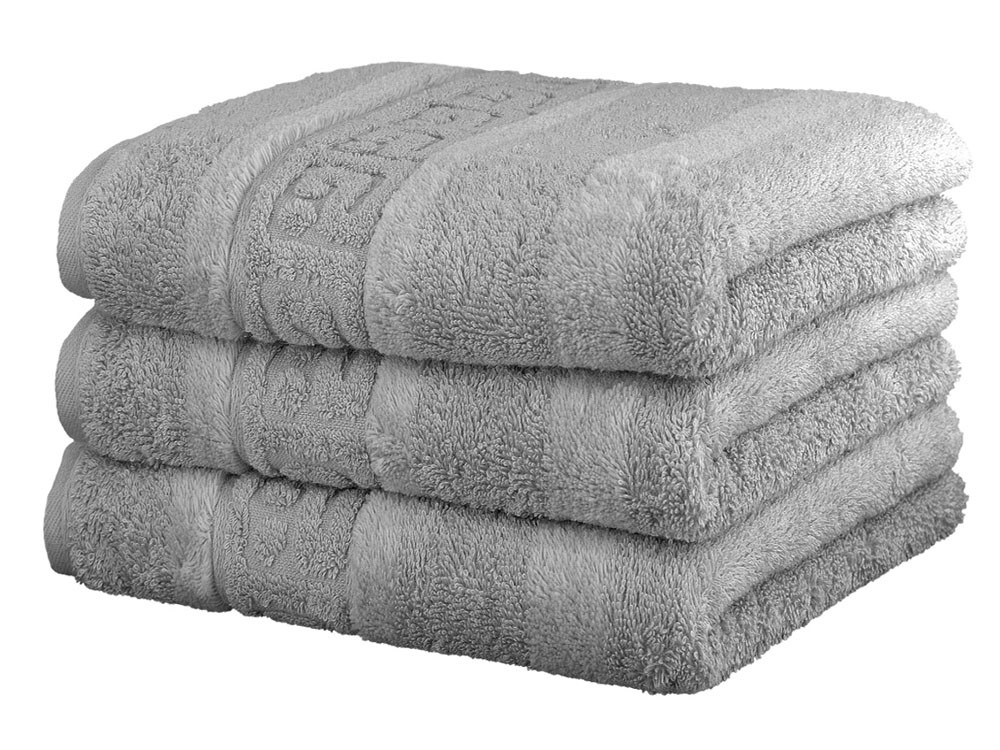 Ręcznik Cawo Noblesse Greek Uni Platin 30x50