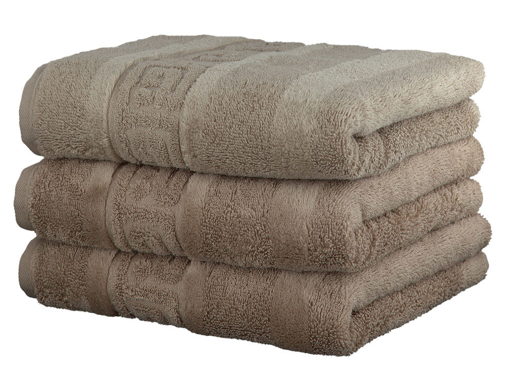 Ręcznik Cawo Noblesse Greek Uni Sand 80x160