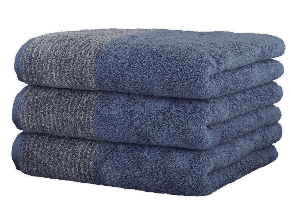 Ręcznik Cawo Two-Tone Uni Dark Blue 30x30