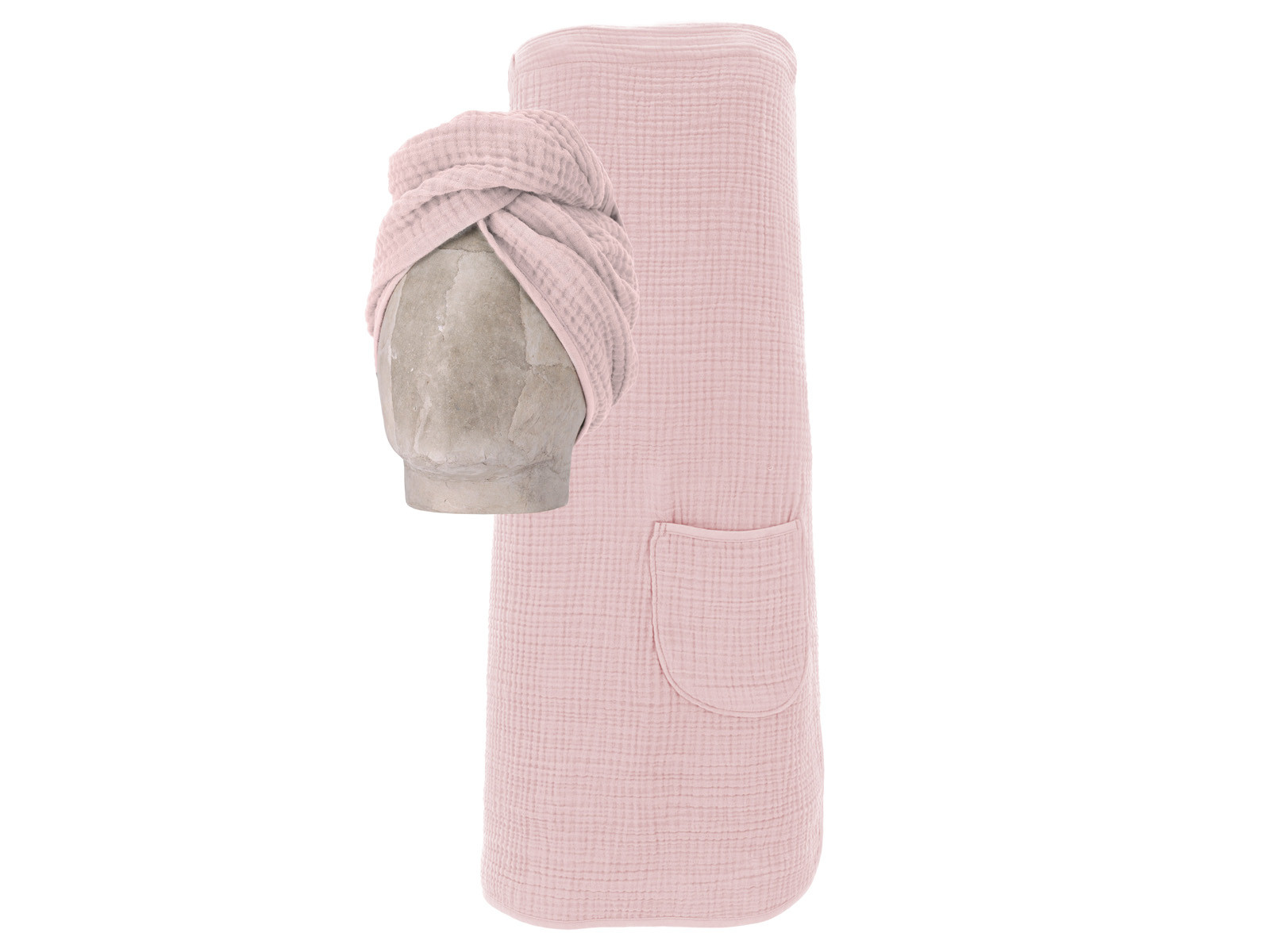 Ręcznik/Kilt damski z turbanem Vossen MyMoments Pink