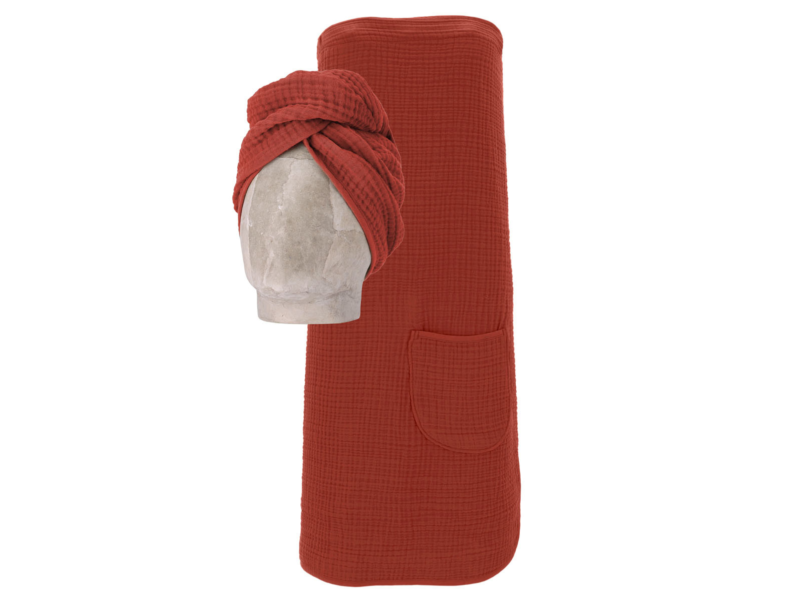 Ręcznik/Kilt damski z turbanem Vossen MyMoments Terra