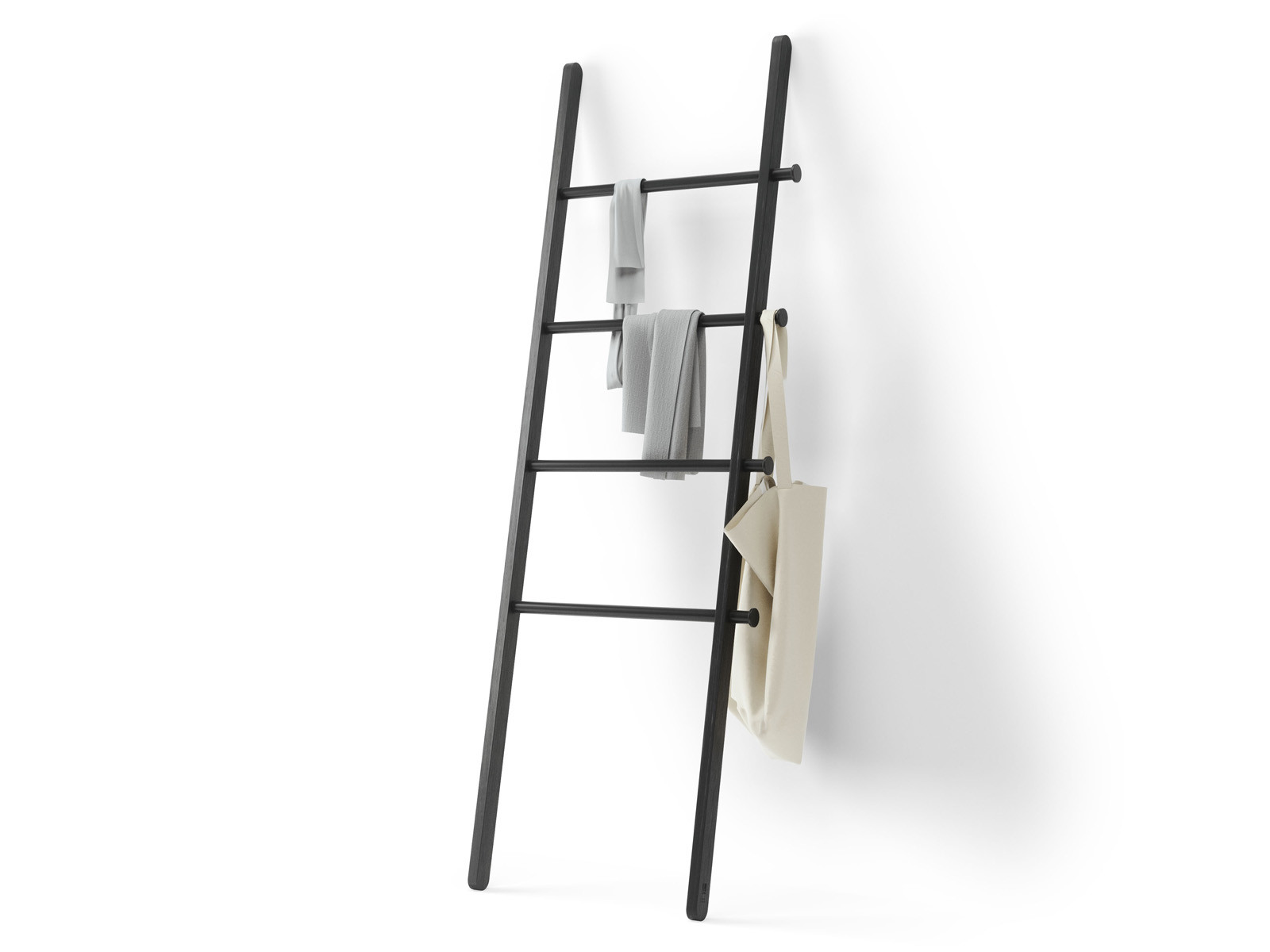 Stojak na ręczniki/ drabinka przyścienna Umbra Leana Black