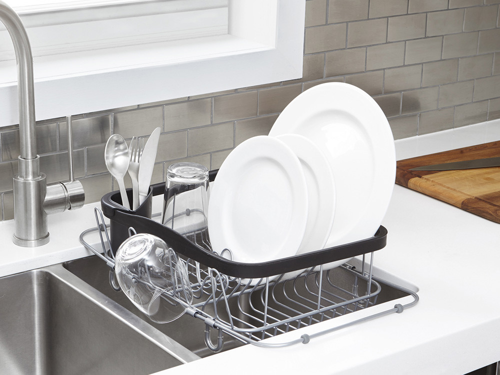 Suszarka do naczyń rozciągana Umbra Sinkin Black\Silver