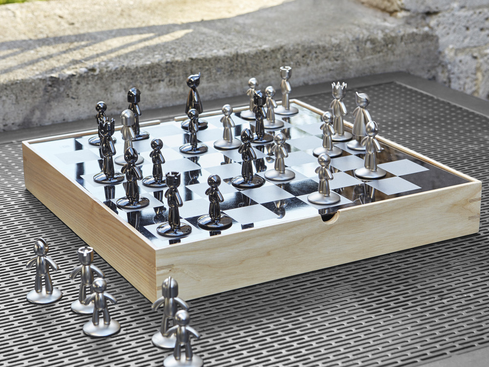 Szachy metalowe Umbra Buddy