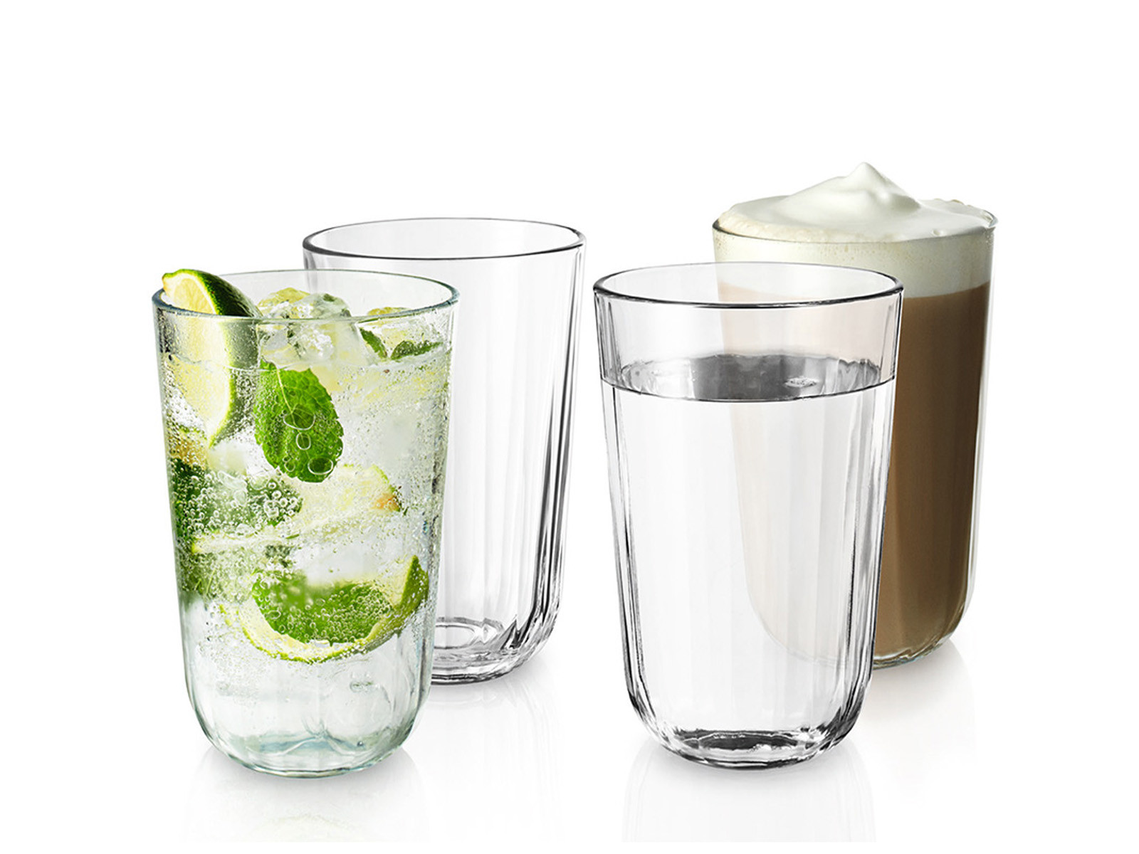 Szklanka fasetowana komplet x4 Eva Solo Facet Glass 430 ml