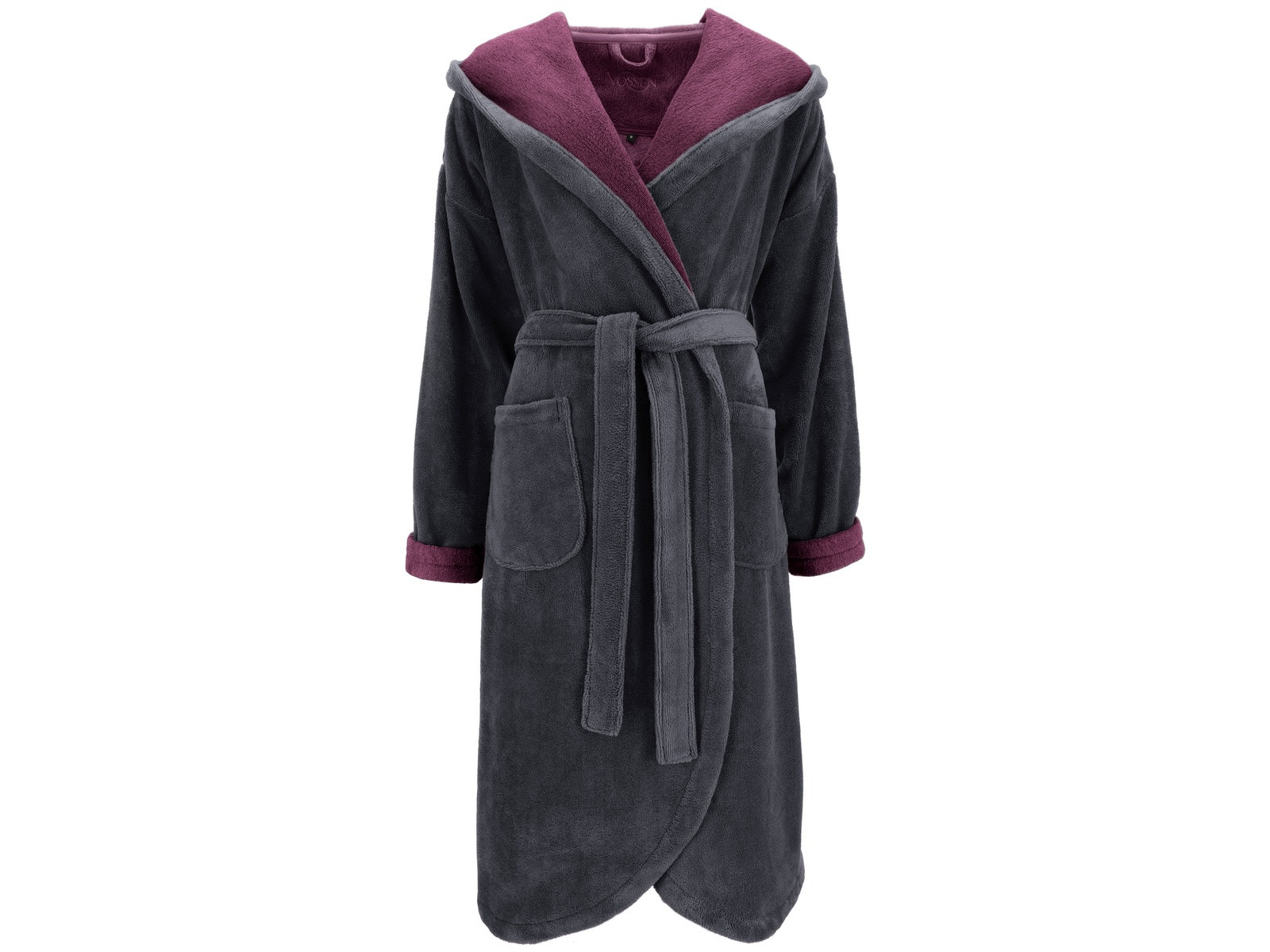 Szlafrok Vossen Carmen Graphit Elderberry XL