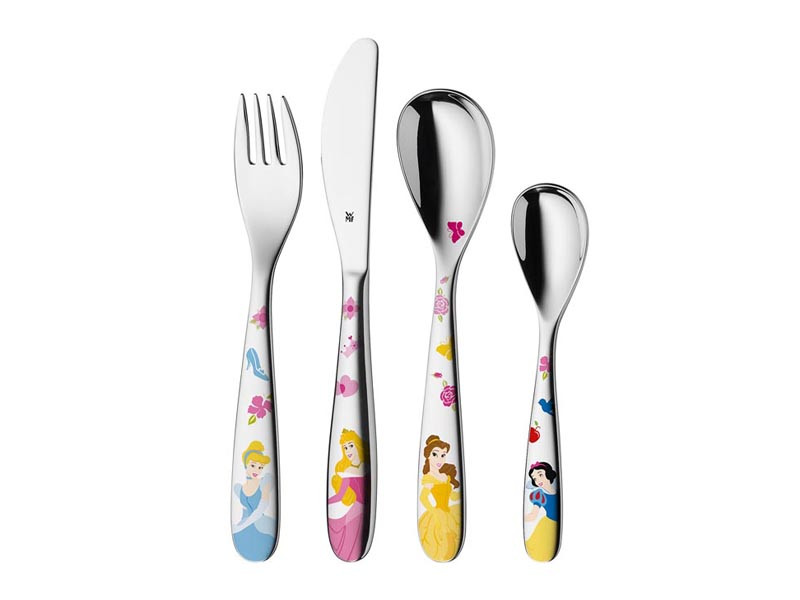 Sztućce stołowe dla dzieci x4 WMF Księżniczki Zestaw