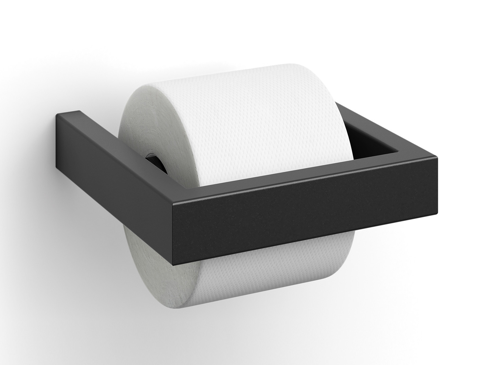 Uchwyt na papier toaletowy Zack Linea Black Matt II