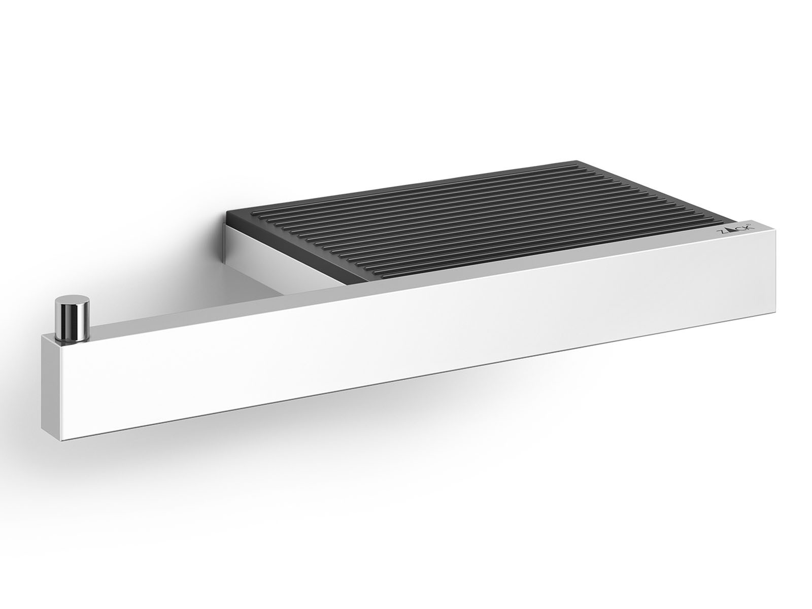 Uchwyt podwójny na papier toaletowy Zack Linea Steel Polished