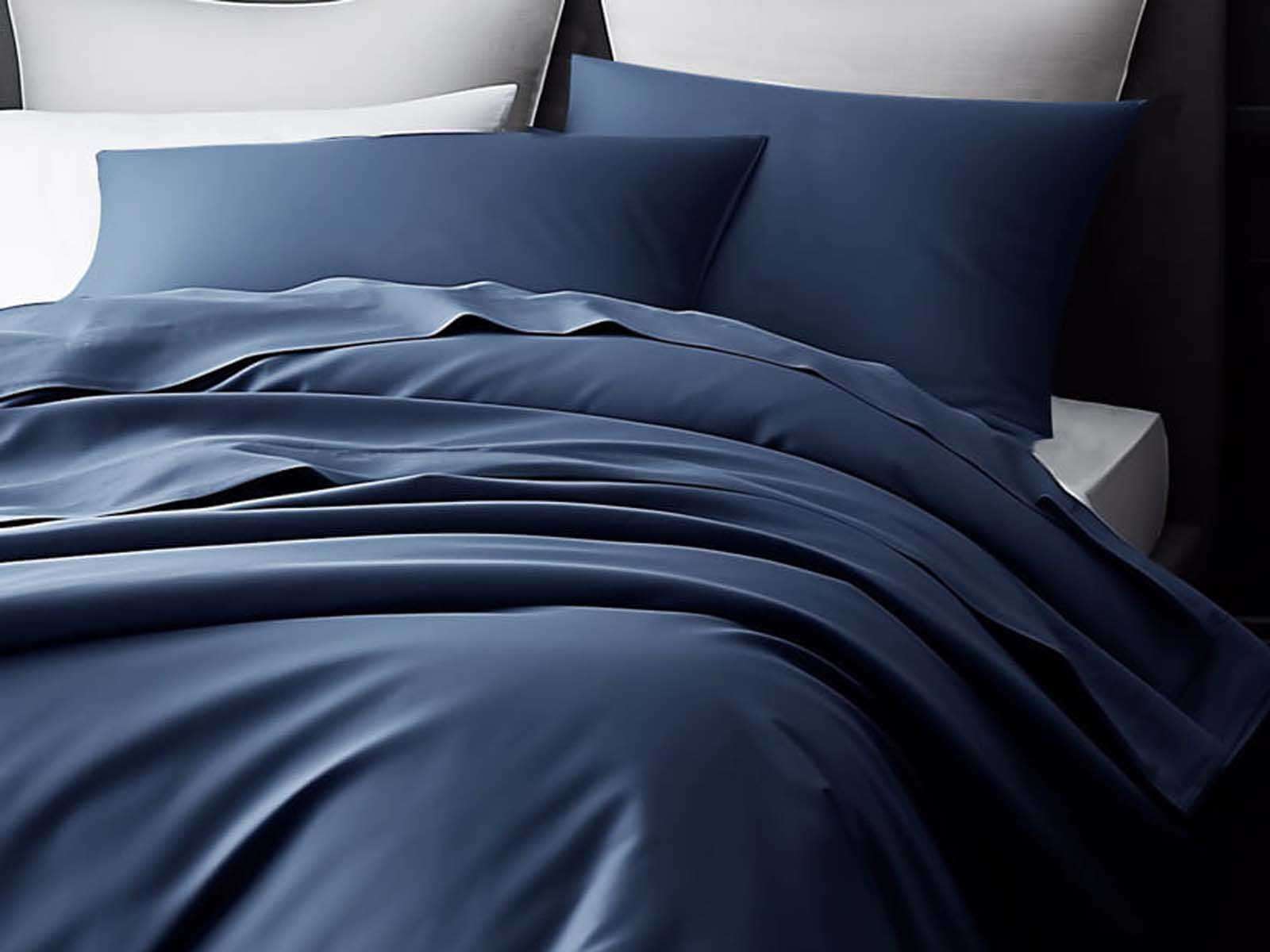 Pościel Vincenza Uni Satin Marine 200x220PL