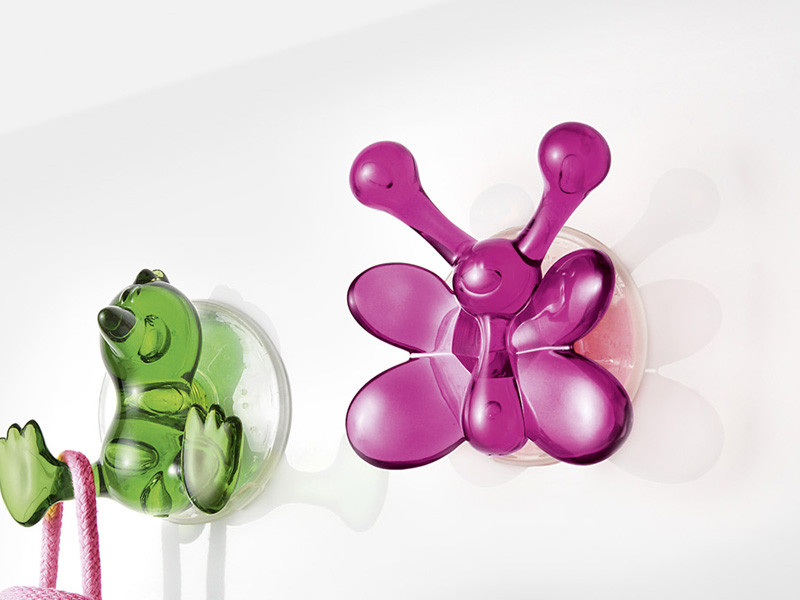 Wieszak łazienkowy Butterfly Lisa Pink