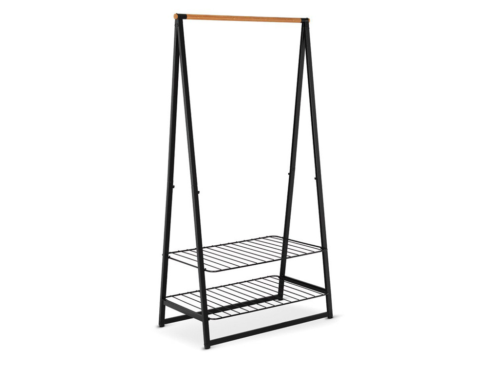 Wieszak podłogowy na ubrania Brabantia Linn Big Black