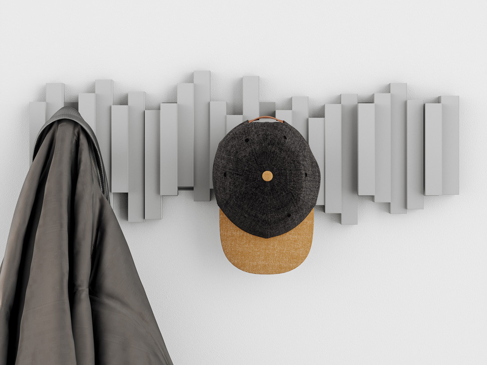 Wieszak ścienny Umbra Sticks Grey