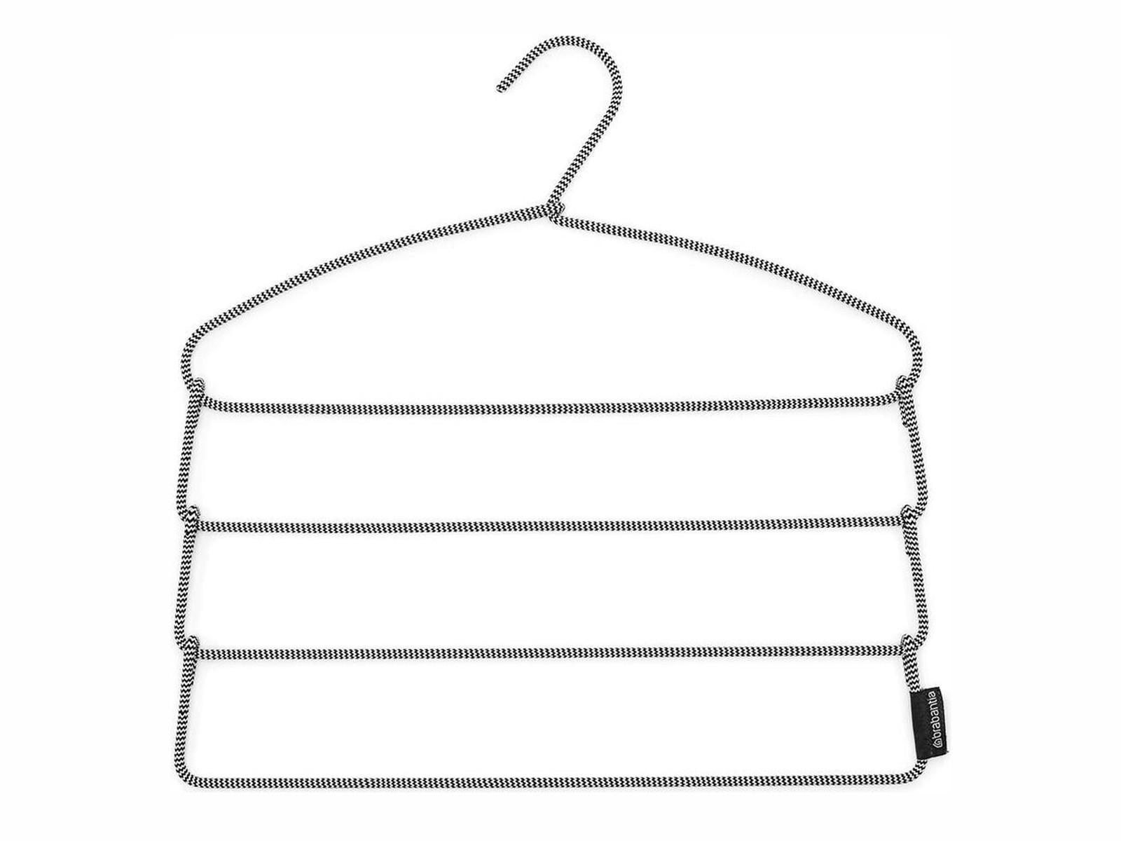 Wieszak na spodnie Brabantia Soft Touch Black&White