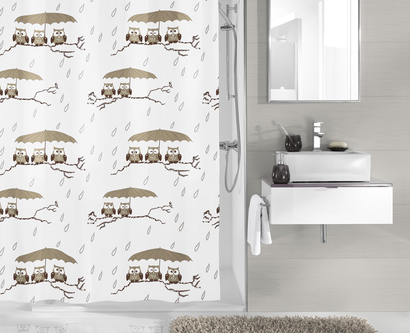 Zasłona Eulen Taupe 180x200