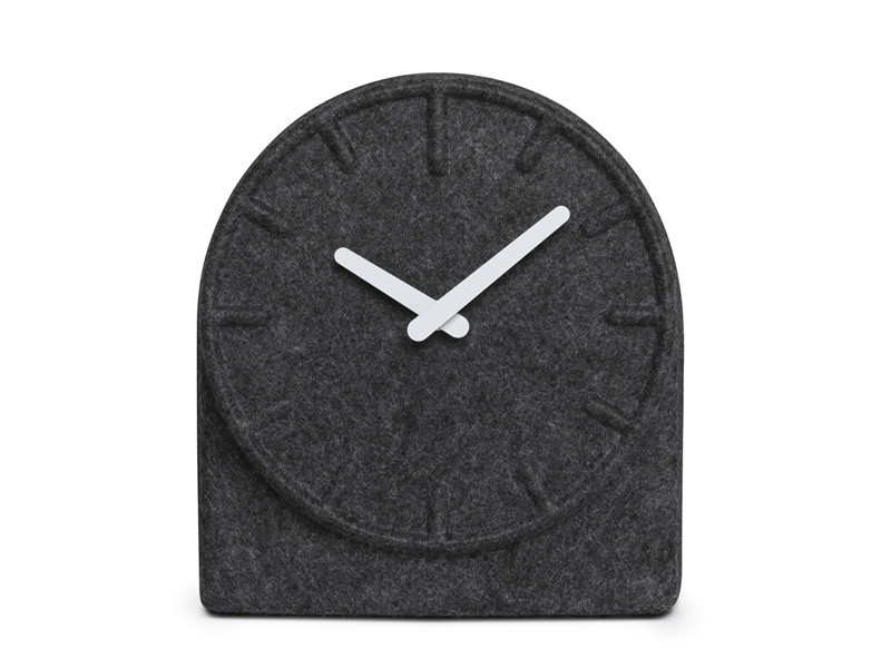 Zegar LEFF felt two grey white