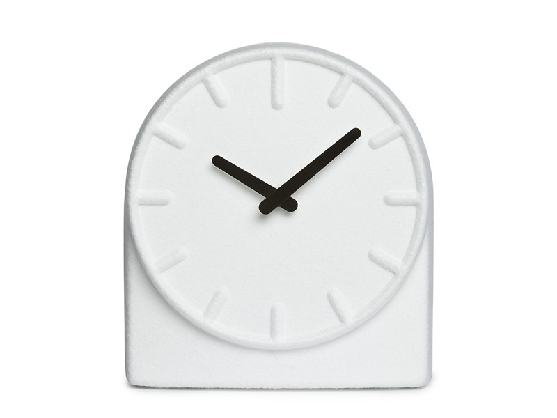 Zegar LEFF felt two white black