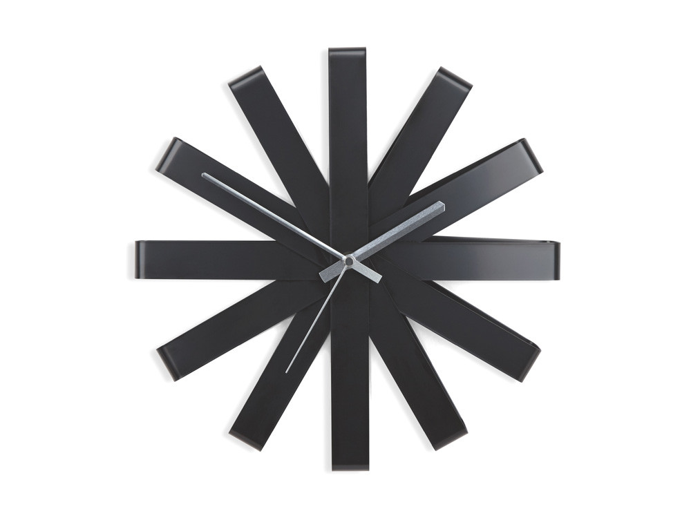 Zegar ścienny Umbra Ribbon Black