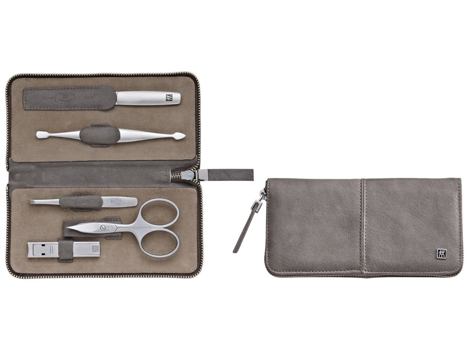 Zestaw do manicure Zwilling Twinox 5 elementów w etui z zamkiem