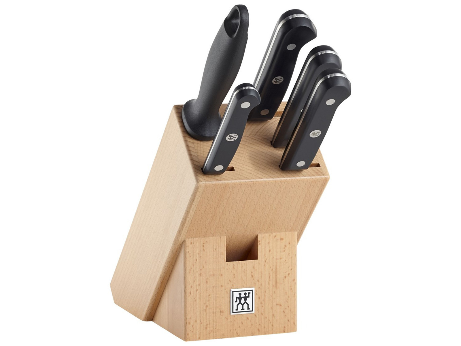 Zestaw noży w bloku Zwilling Gourmet Wood 5 elementów