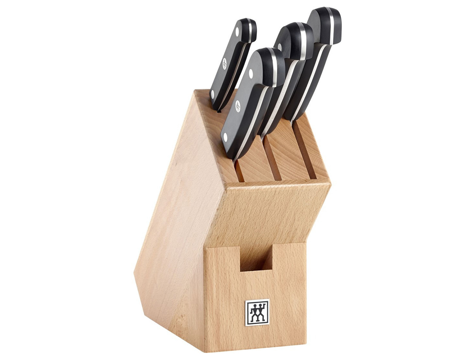 Zestaw noży w bloku Zwilling Gourmet Wood x4