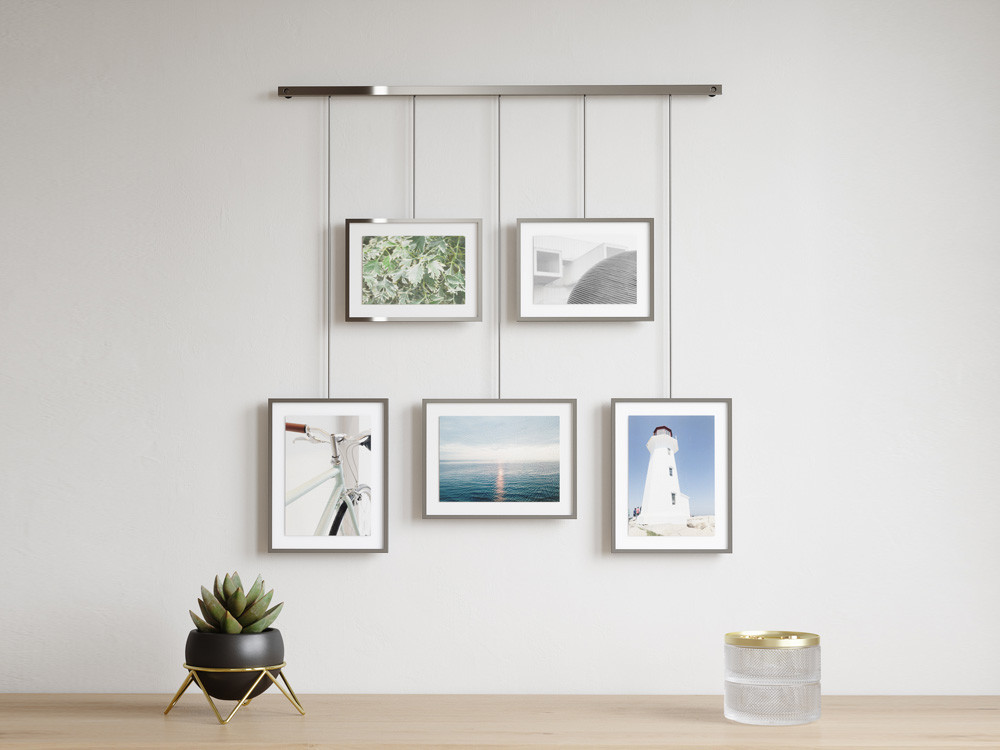 Zestaw ramek na zdjęcia x5 Umbra Exhibit 5 Chrome