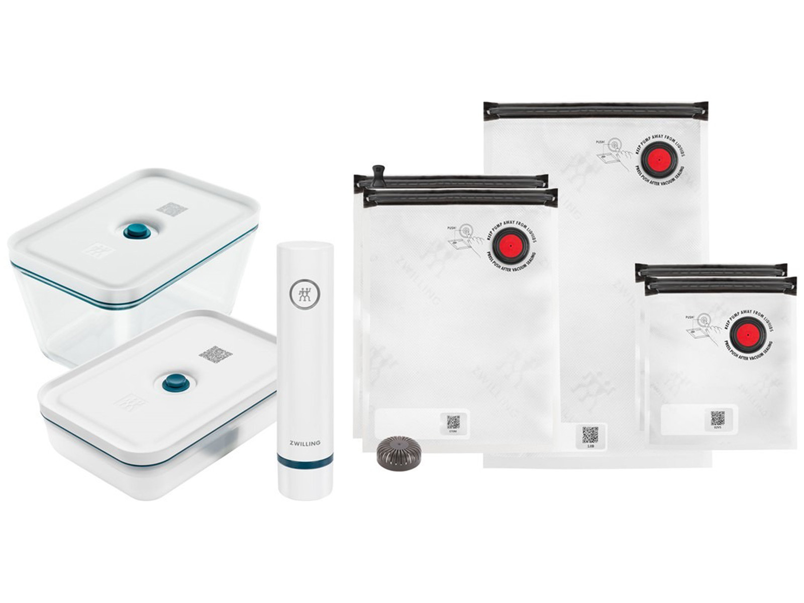 Zestaw startowy do pakowania próżniowego Zwilling Fresh & Save Marine 8 elementów 