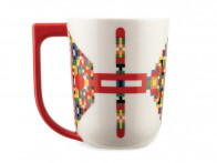 Kubek Alessi Holyhedrics Red 0,4l..