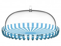 Taca z kloszem Guzzini DolceVita Blue 31cm..