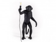 Lampa Seletti Monkey Standing Black In/Out / Lampa stojąca