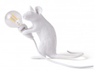 Lampa Seletti Mouse Sitting White / Lampa stołowa USB..