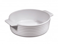 Brytfanna porcelanowa z uchwytami Kuchenprofi Burgund Round S..