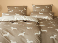 Poszewka Elegante Dogs Beige..