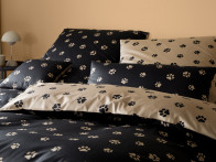 Pościel Elegante Paws Black Beige..