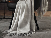 Pled Biederlack Wool Cashmere Vivo Silver 130x170..
