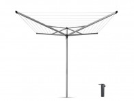 Suszarka na pranie ogrodowa Brabantia Rotary Essential Grey Metallic 40m ..
