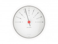 Higrometr ścienny Arne Jacobsen Bankers Wall White 12cm..