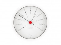 Barometr ścienny Arne Jacobsen Bankers Wall White 12cm..
