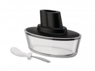 Maselniczka ze szpatułką Alessi Ship Shape Black..