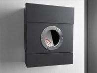 Skrzynka na listy z okienkiem Radius Letterman II Anthracite z gazetownikiem..