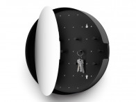 Szafka na klucze z lustrem Zack Nolma Black 35..