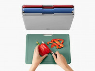 Zestaw desek do krojenia x4 ze stojakiem Joseph Joseph Folio L Silver Multicolour..