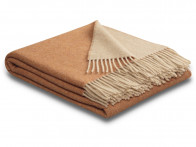 Pled Biederlack Cashmere Wool Henna-Sand 130x170..