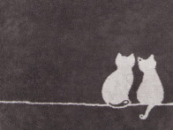 Ręcznik Cawo Love Cats Cute Grey..