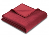 Koc Biederlack Uni Cotton Sense Red 150x200..