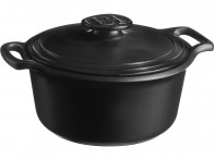 Garnek Emile Henry Sublime+ IND Black 7l z pokrywką..